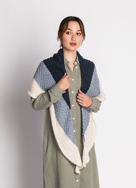 Blue Sky Fibers Patterns Ocean Ombre Shawl Pattern