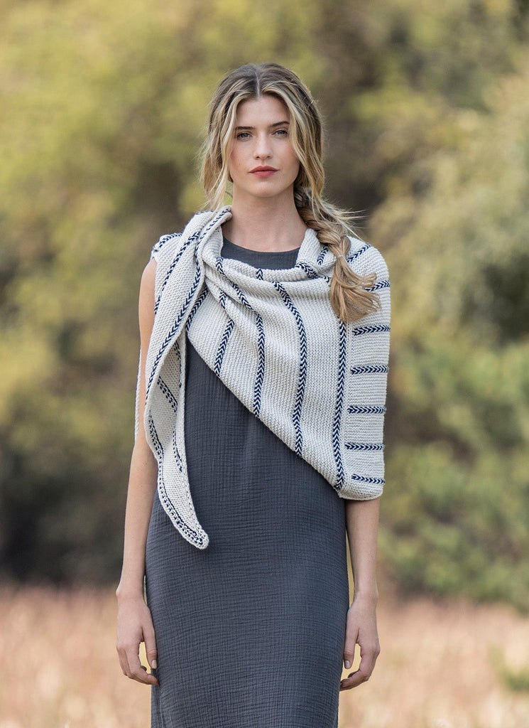 Blue Sky Fibers Patterns Vineyard Haven Wrap Printed Pattern