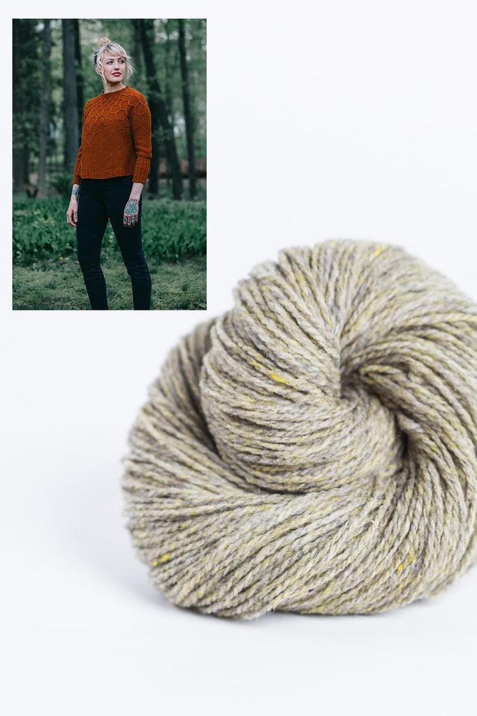 Brooklyn Tweed Kit Foothills / Size XS Wool & Honey Pullover Sweater Kit