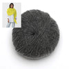 Clinton Hill Cashmere Kit Graphite Duo Shawl Yarn Kit