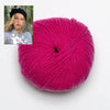 Clinton Hill Cashmere Kit Passion Pink Jacqueline Beret Yarn Kit