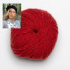 Clinton Hill Cashmere Kit Scarlet Jacqueline Beret Yarn Kit