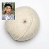 Clinton Hill Cashmere Kit Winter White Jacqueline Beret Yarn Kit