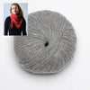 Clinton Hill Cashmere Kit French Grey Putnam Triangle Yarn Kit