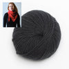 Clinton Hill Cashmere Kit Onyx Putnam Triangle Yarn Kit
