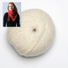 Clinton Hill Cashmere Kit Winter White Putnam Triangle Yarn Kit