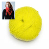 Clinton Hill Cashmere Kit YOLO Yellow Putnam Triangle Yarn Kit
