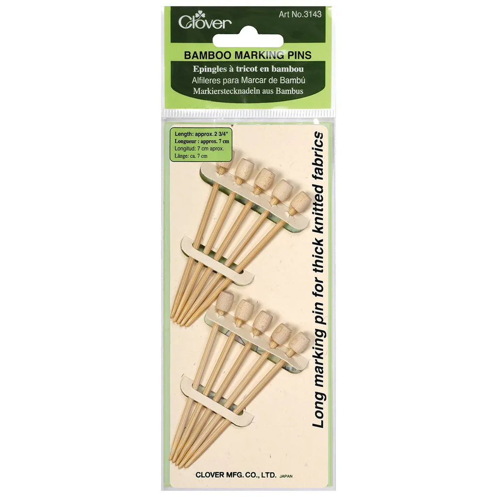 Clover Notions Bamboo Marking Pins - Clover