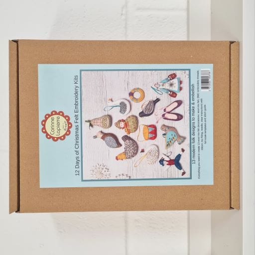 Corinne Lapierre Kit 12 Days of Christmas Felt Kit