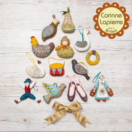 Corinne Lapierre Kit 12 Days of Christmas Felt Kit