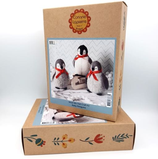 Corinne Lapierre Kit Baby Penguins Felt Craft Kit