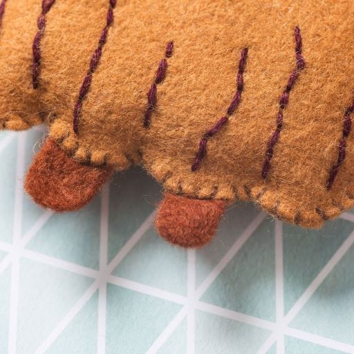 Corinne Lapierre Kit Highland Cow Mini Felt Craft Kit