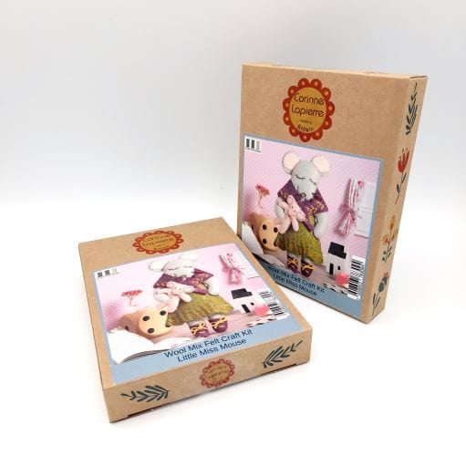 Corinne Lapierre Kit Little Miss Mouse Mini Felt Craft Kit
