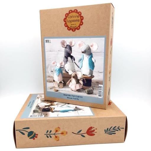 Corinne Lapierre Kit Mouse Family Felt Craft Kit