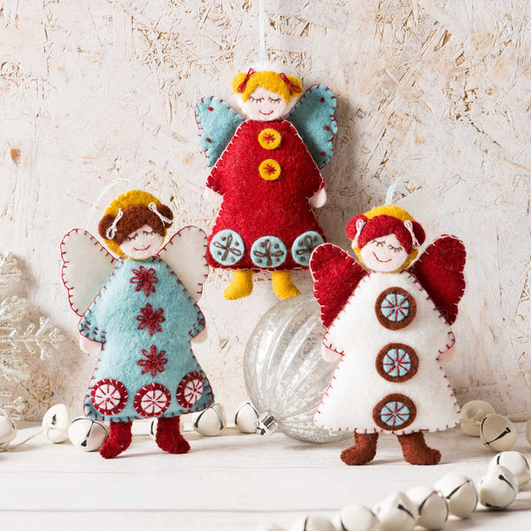 Corinne Lapierre Kit Scandinavian Angels Felt Craft Kit