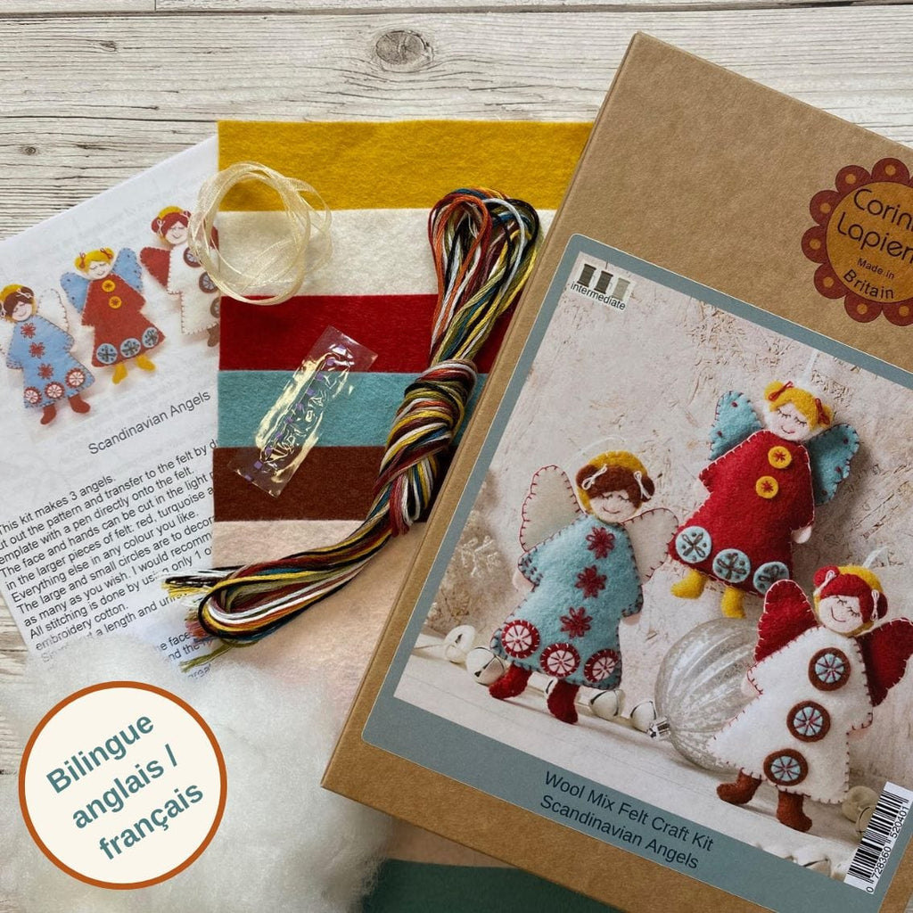 Corinne Lapierre Kit Scandinavian Angels Felt Craft Kit