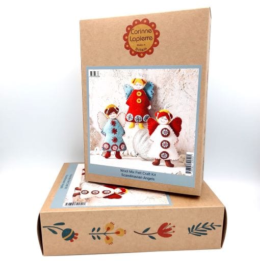 Corinne Lapierre Kit Scandinavian Angels Felt Craft Kit