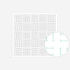 Daruma Needles 1160 White Building Blocks Sashiko Sampler