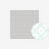 Daruma Stitching 1102 White Cross Flower Pattern Sashiko Sampler