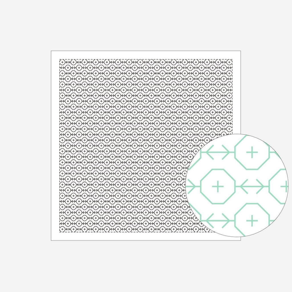 Daruma Stitching 1154 White Clover Sashiko Sampler