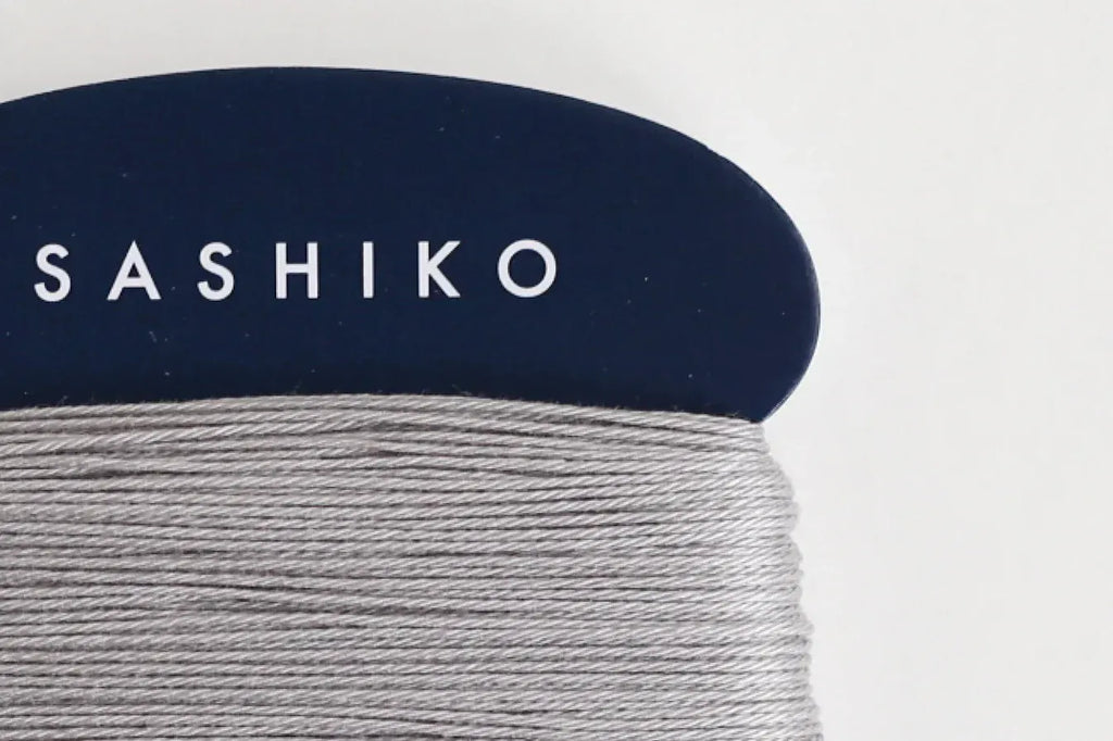 Daruma Stitching 217 White Grey Sashiko Thread