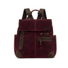 Della Q Tools & Gifts Red Maker's Canvas Midi Backpack