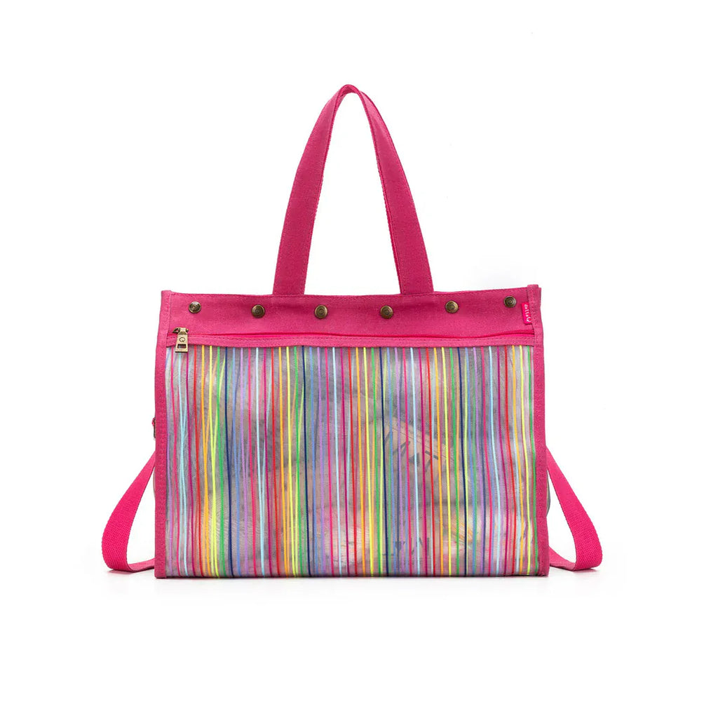 Della Q Tools & Gifts Bloom Rainbow Maker's Mesh Tote