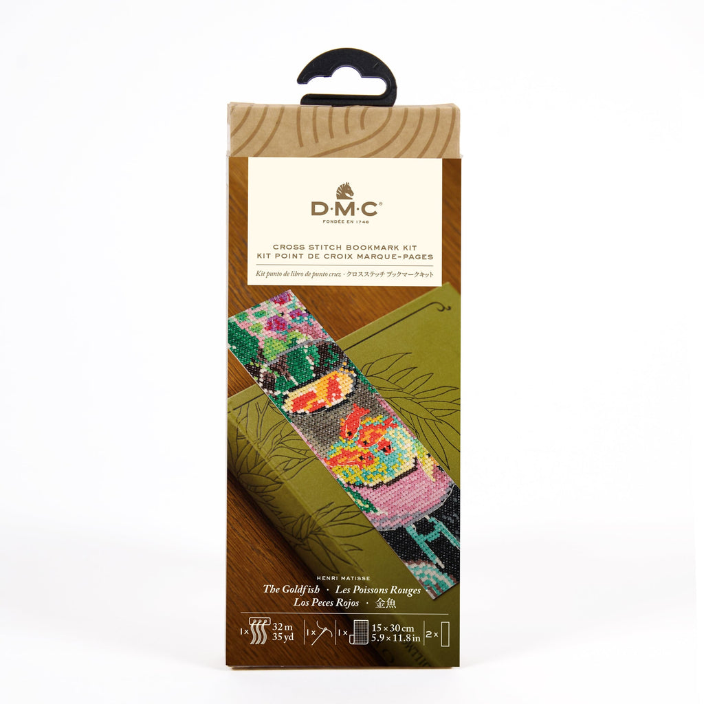 DMC Kit Matisse The Goldfish Cross Stitch Bookmark Kit