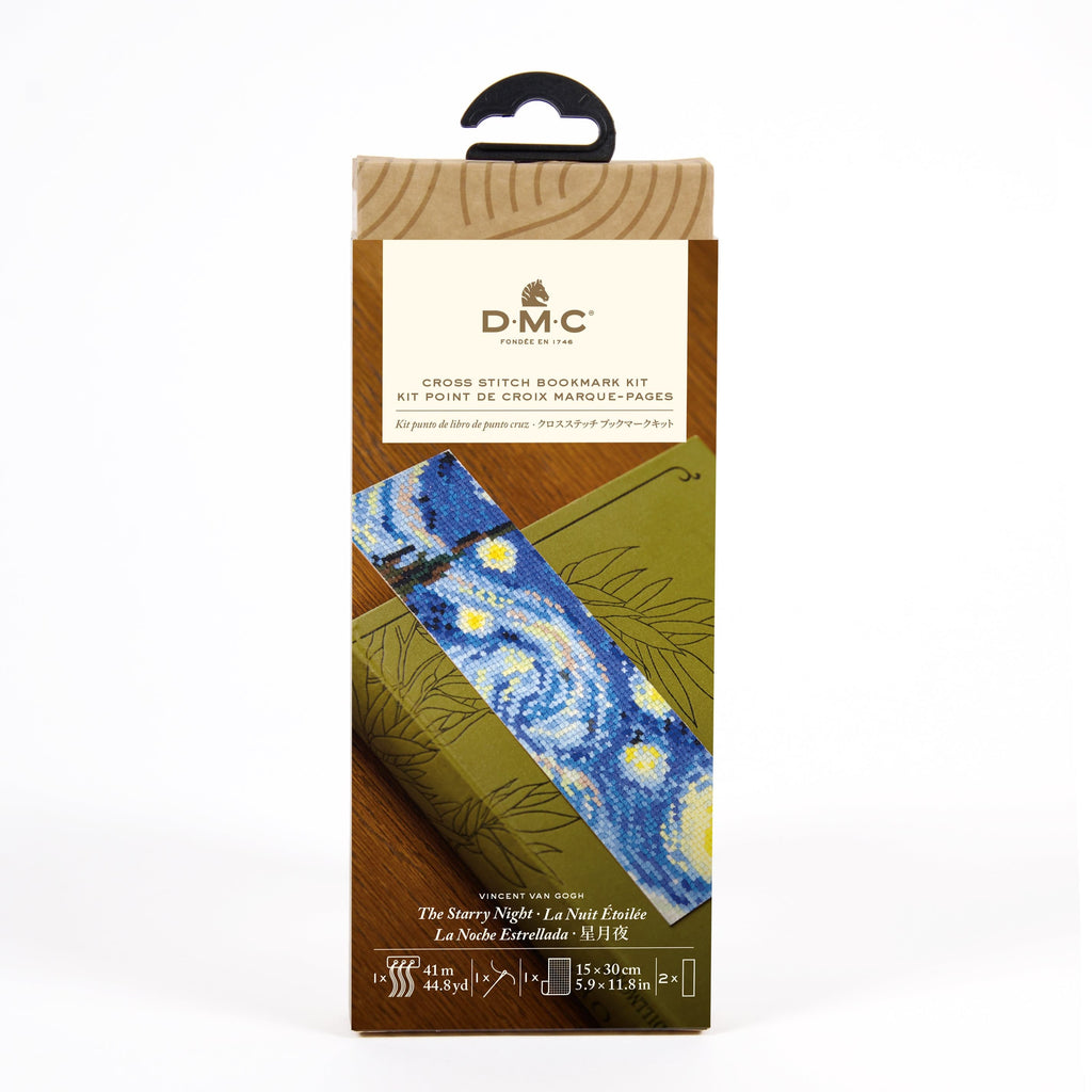 DMC Kit The Starry Night Cross Stitch Bookmark Kit