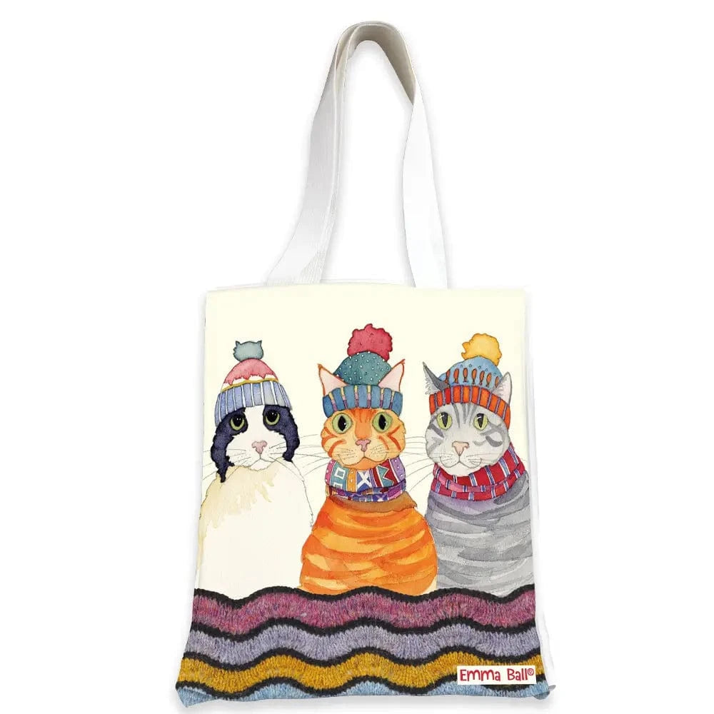 Emma Ball Co. Tools & Gifts Cats in Hats Tote