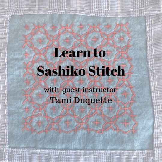 Ewe-nique Knits Education Sashiko Stitching Workshop