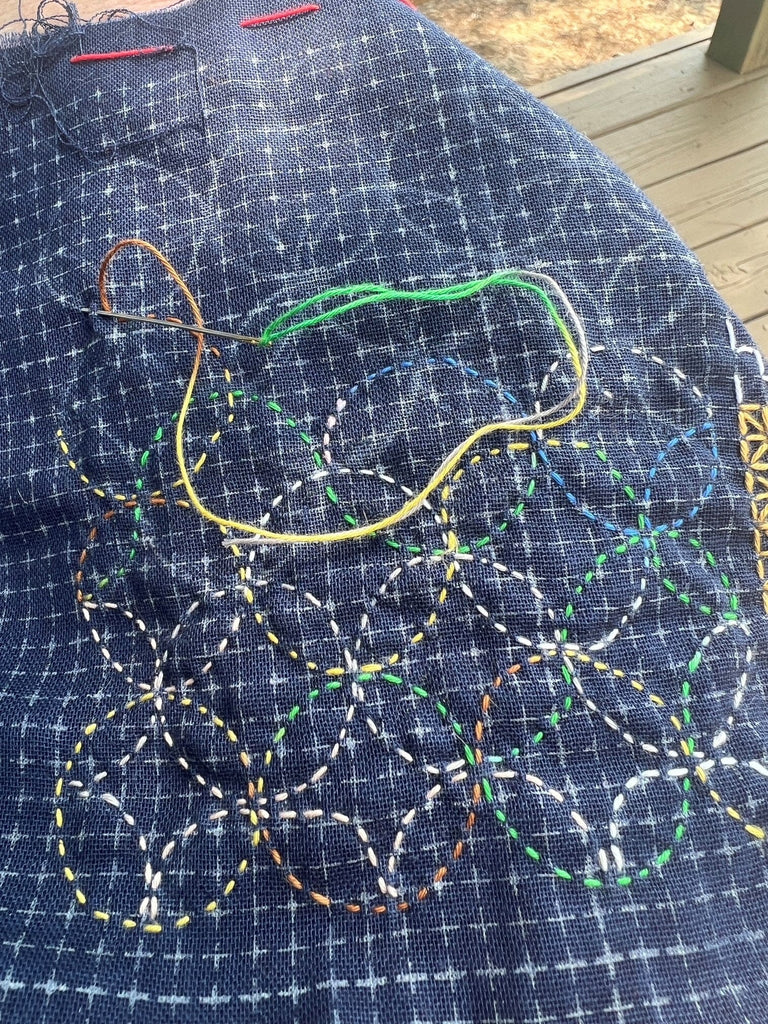 Ewe-nique Knits Education Sashiko Stitching Workshop