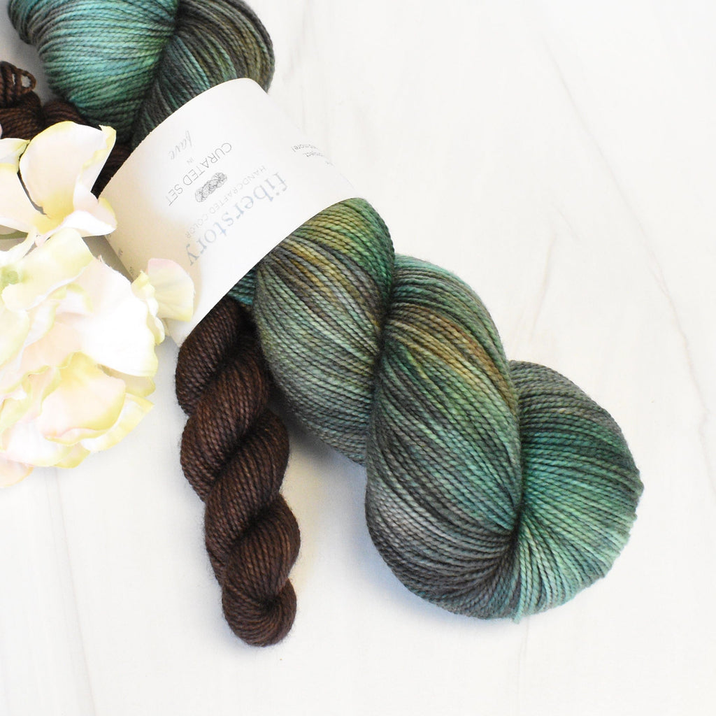 Fiberstory Yarn Dwelling & Caspain Fave Sock Set