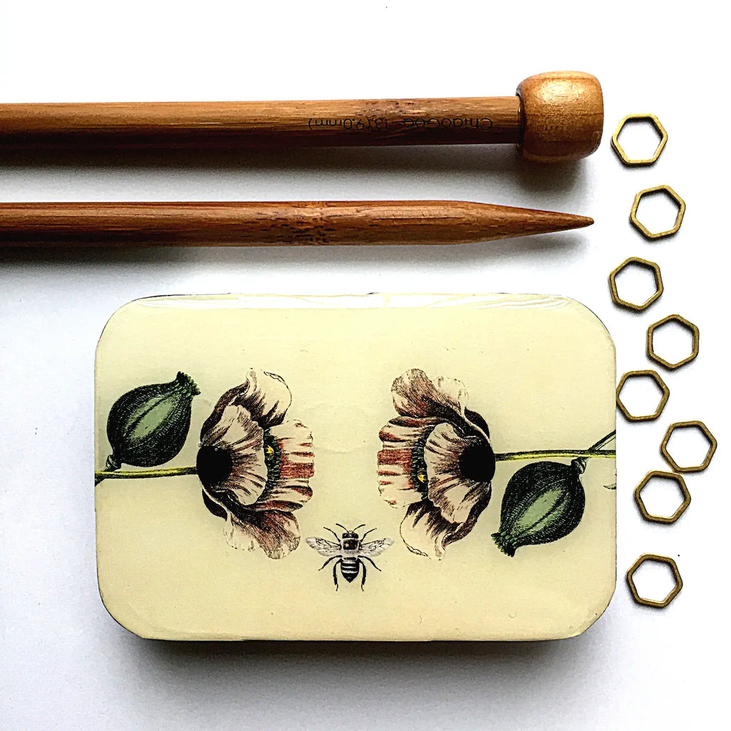 Firefly Notes Tools & Gifts Bee & Poppy Storage Tin
