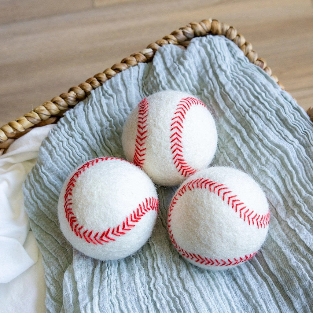Friendsheep Tools & Gifts Baseball Trio Dryer Ball - set of 3