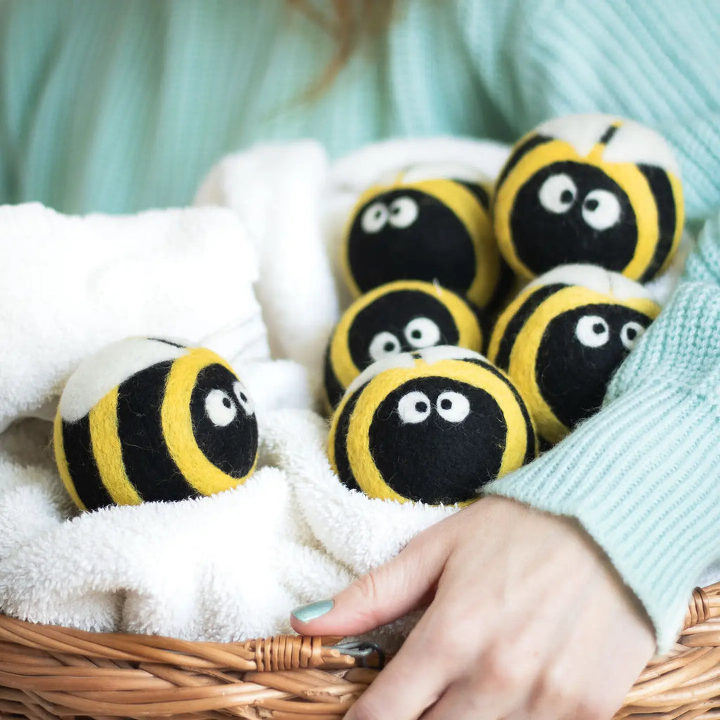 Friendsheep Tools & Gifts Bee Trio Dryer Ball - set of 3