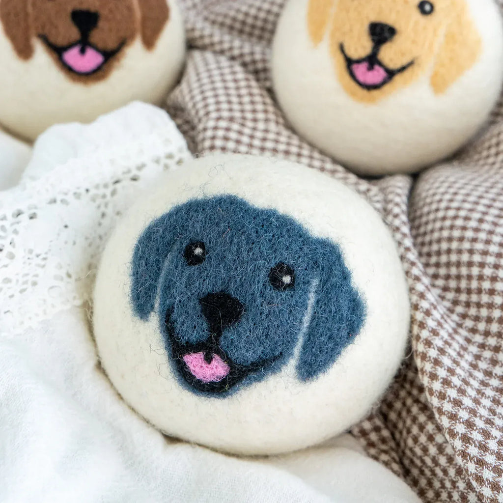 Friendsheep Tools & Gifts Happy Dogs Dryer Ball - set of 3
