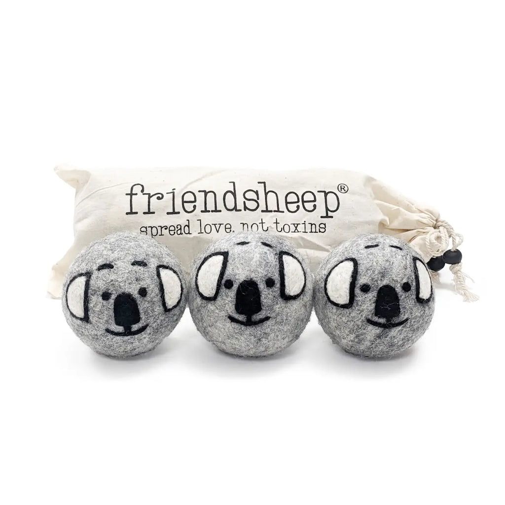 Friendsheep Tools & Gifts Koala Dryer Ball - set of 3