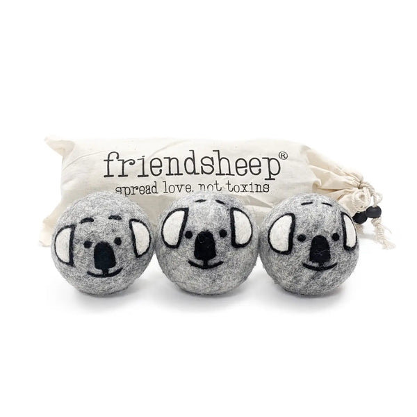 Friendsheep Tools & Gifts Koala Dryer Ball - set of 3