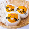 Friendsheep Tools & Gifts Orange Wool Cat Dryer Ball - set of 3
