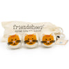 Friendsheep Tools & Gifts Orange Wool Cat Dryer Ball - set of 3