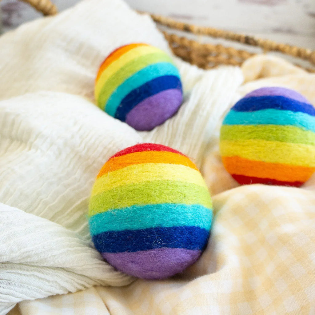 Friendsheep Tools & Gifts Rainbow Dryer Ball - set of 3