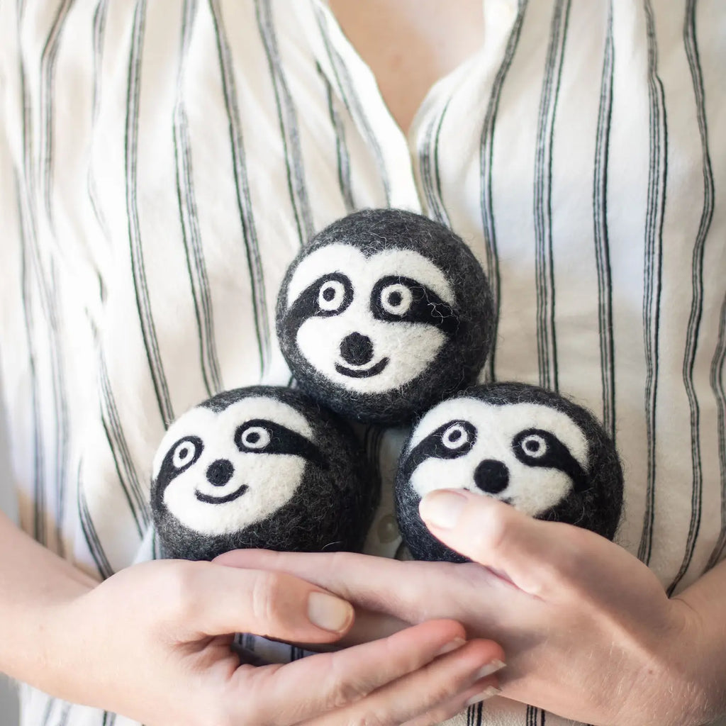 Friendsheep Tools & Gifts Sloth Dryer Ball - set of 3