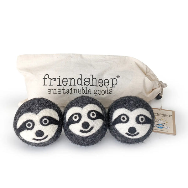 Friendsheep Tools & Gifts Sloth Dryer Ball - set of 3