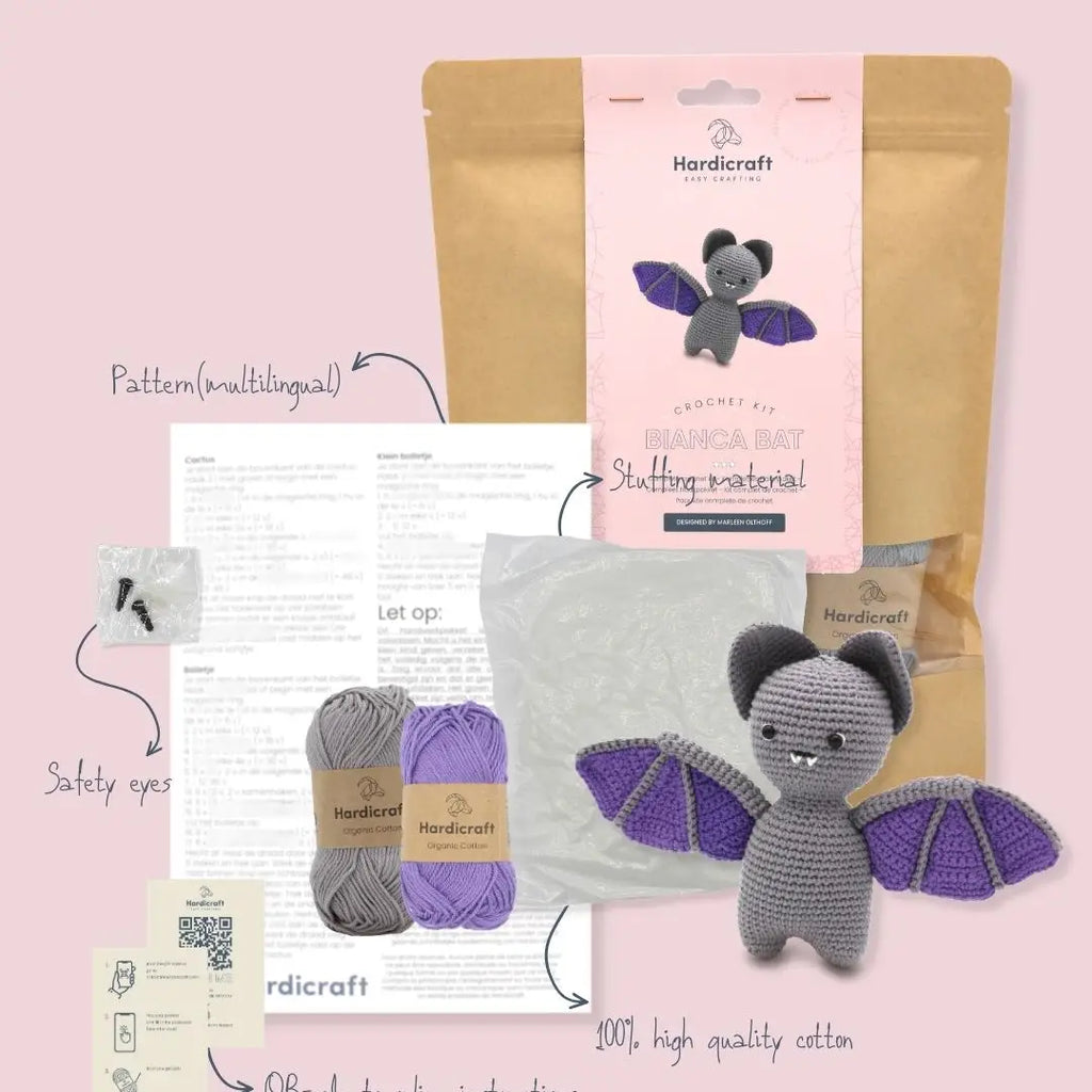 Hardicraft Kit Bianca Bat Crochet Kit