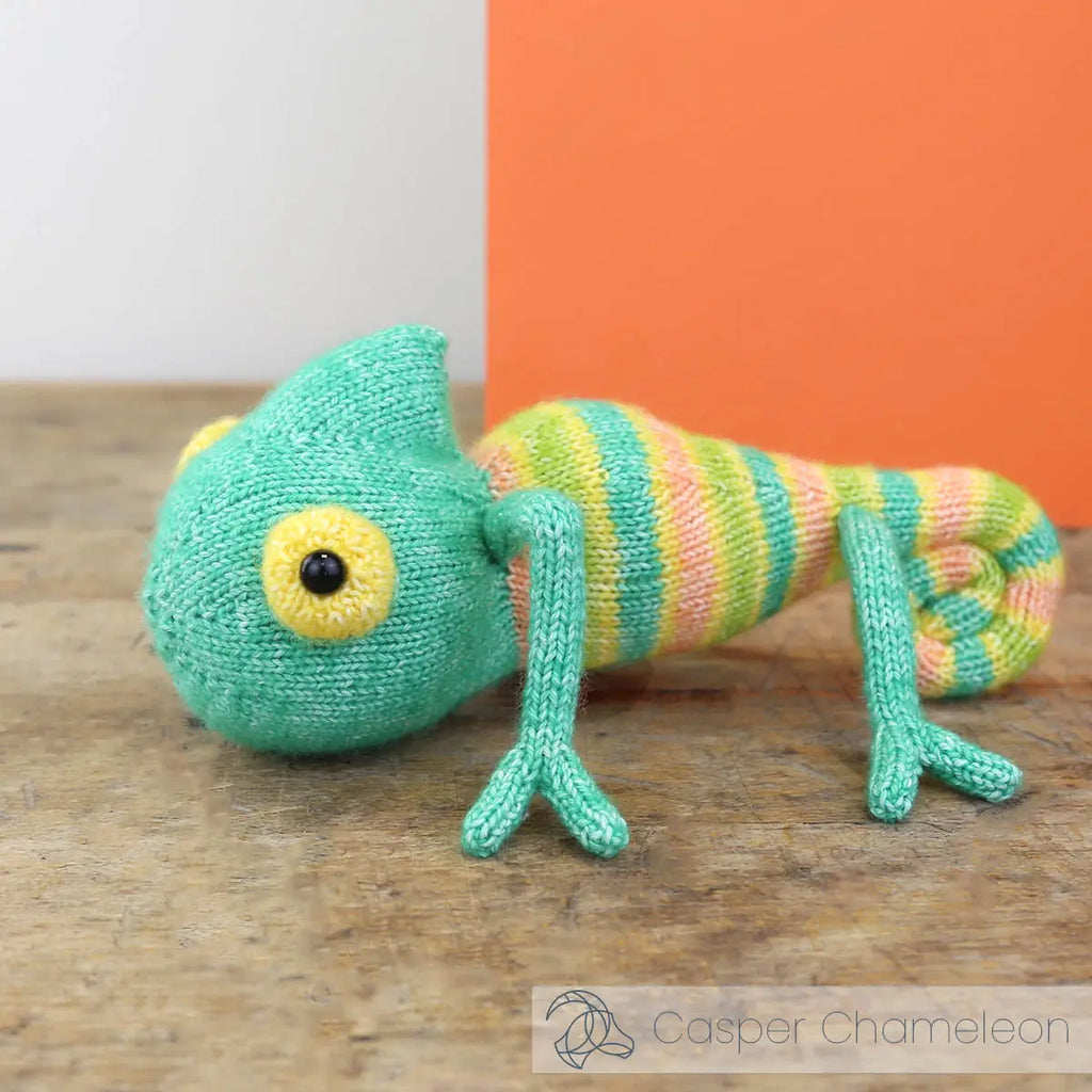 Hardicraft Kit Casper the Chameleon Knitting Kit