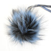 Ikigai Fiber Tools & Gifts Denim Faux Fur Poms