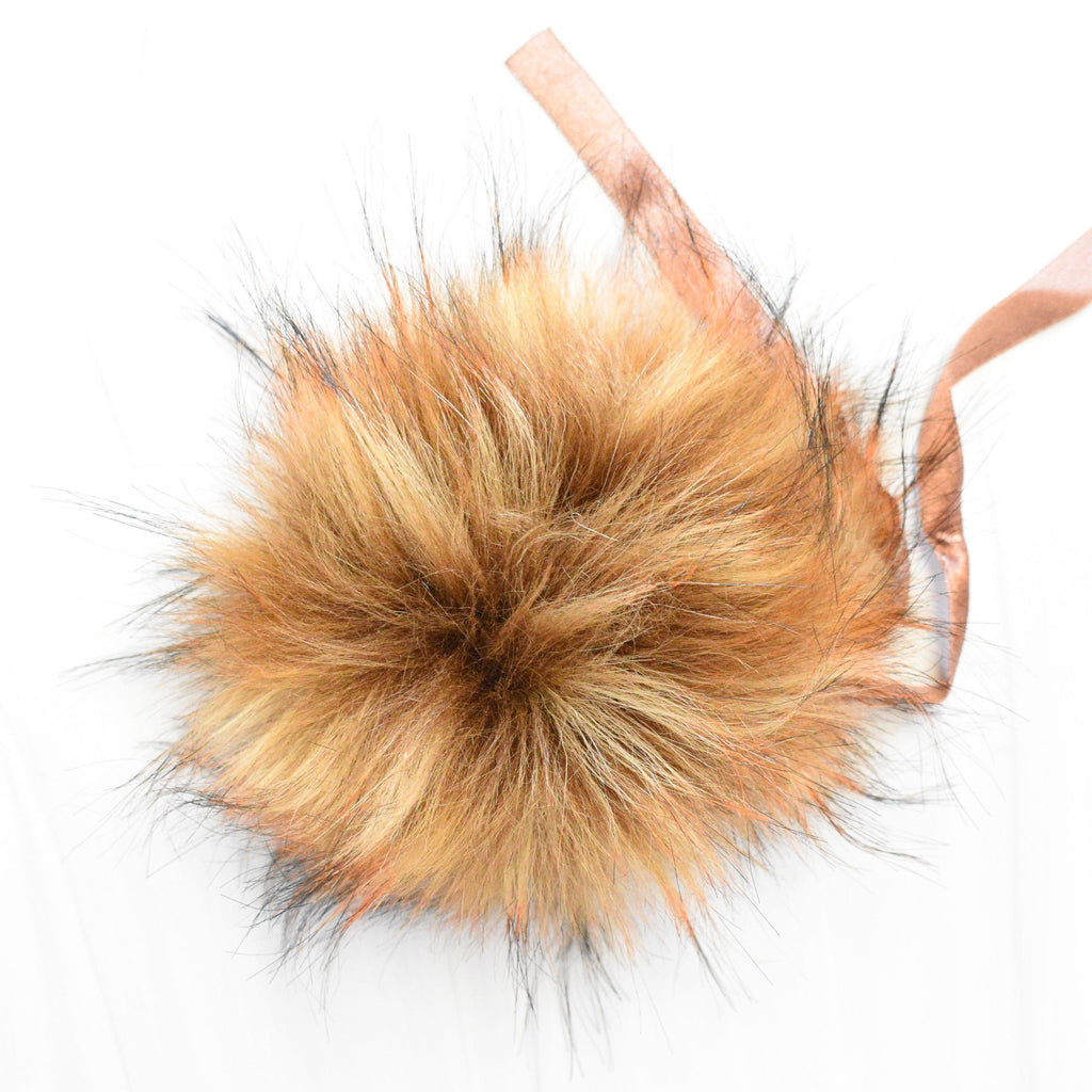 Ikigai Fiber Tools & Gifts Foxy Faux Fur Poms