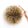 Ikigai Fiber Tools & Gifts Saddle Luxe Faux Fur Poms