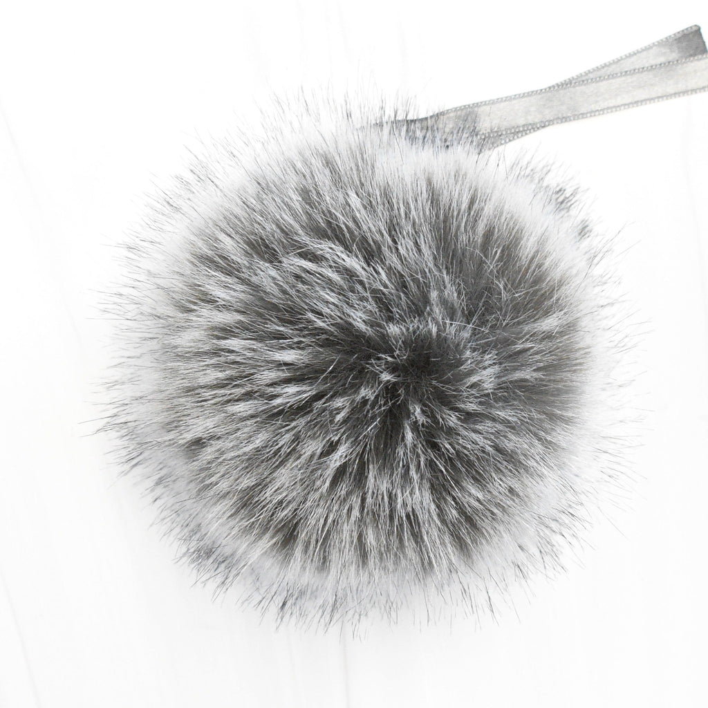 Ikigai Fiber Tools & Gifts Smoke Luxe Faux Fur Poms